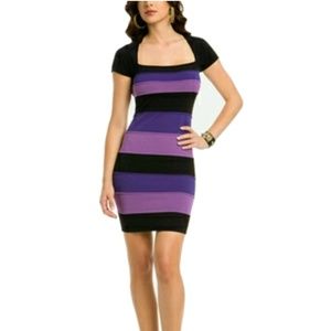Marciano Guess Jaden Striped Bandage Dress
